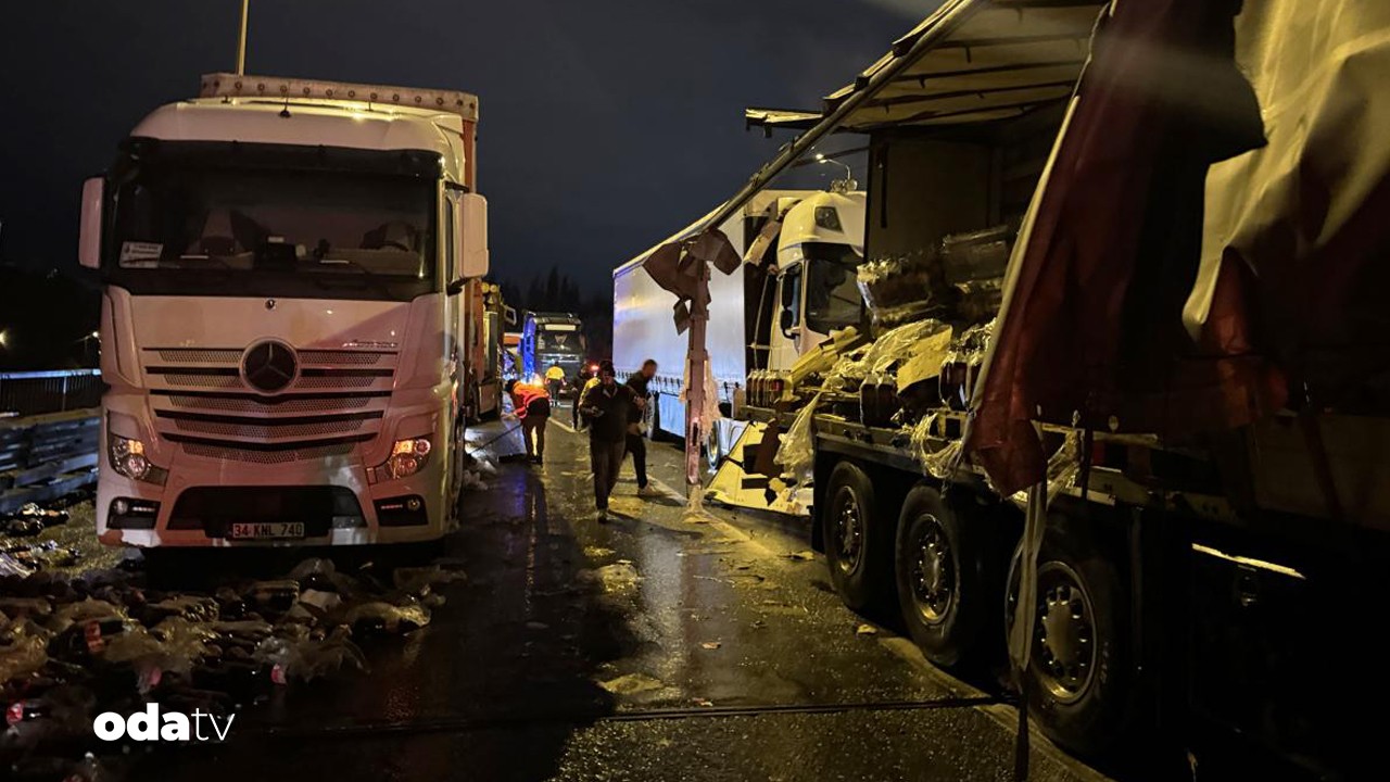 Anadolu Otoyolu'nda ciddi bir trafik kazası oldu.