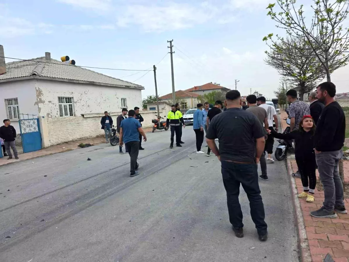 Aksaray'da Elektrikli Motosiklet Kazası: Gözü Yerinden Çıktı