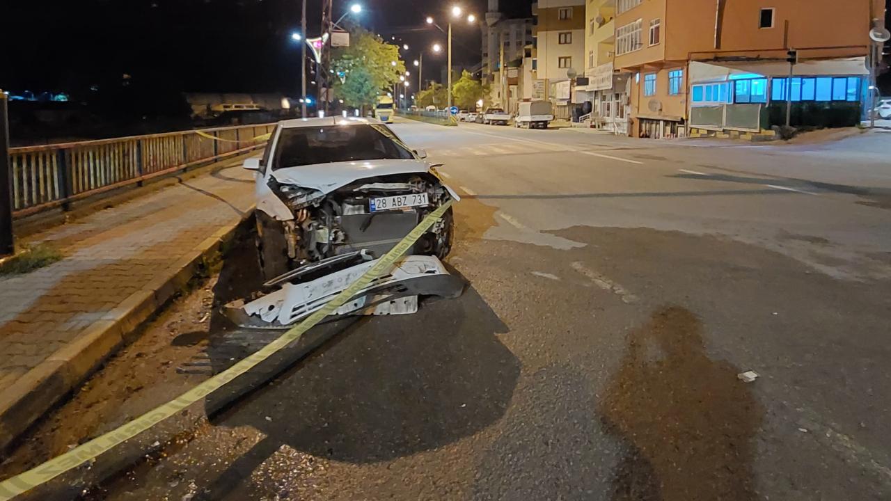 Giresun'da trafik kazasında 2 kişi hayatını kaybetti, 2 kişi de yaralandı.