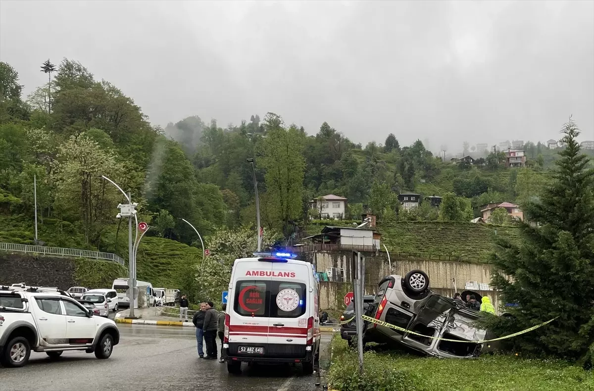 Güneysu'da Trafik Kazasında 1 Kişi Hayatını Kaybetti