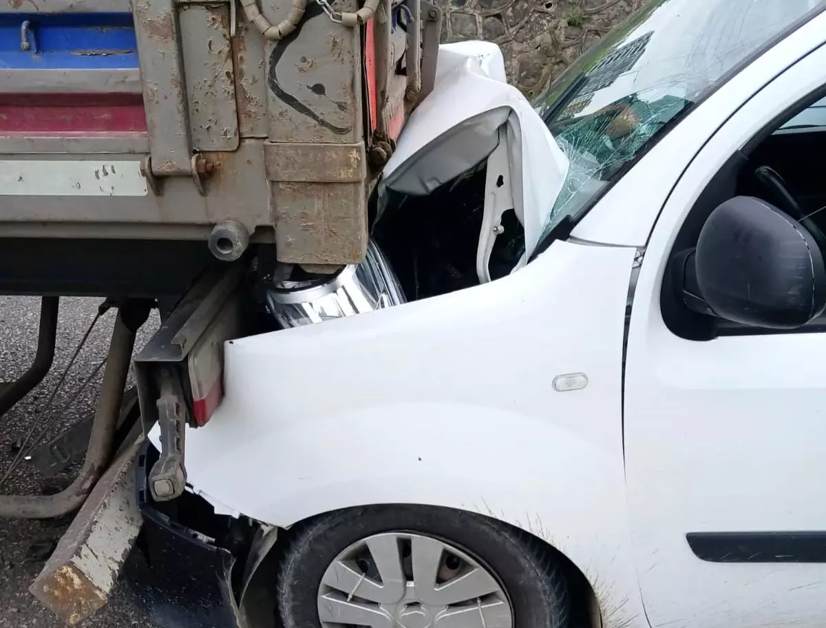 Samsun'da bir trafik kazasında 1 kişi yaralandı.