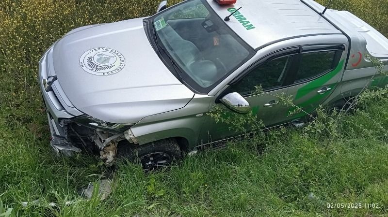 Taşova'da trafik kazası: 1 kişi yaralı