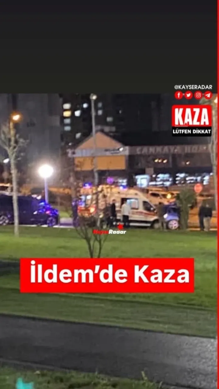 İldem'de trafik kazası yaşandı.