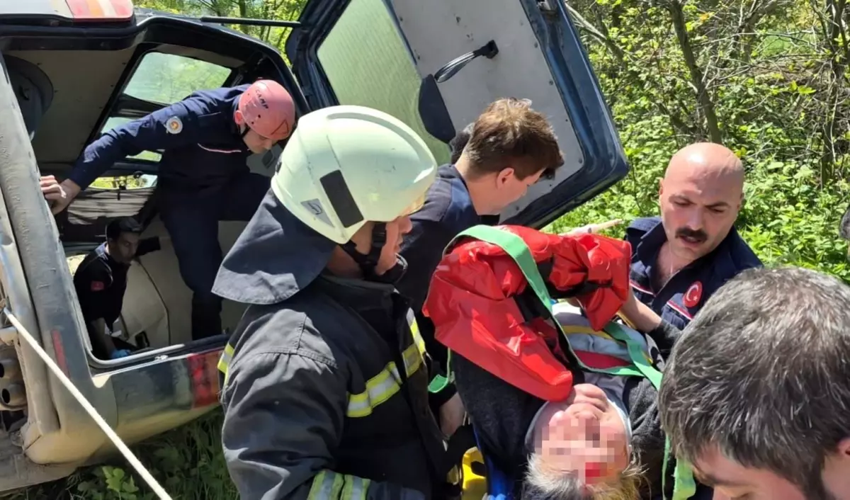 Bafra'da meydana gelen trafik kazasında 2 kişi yaralandı.