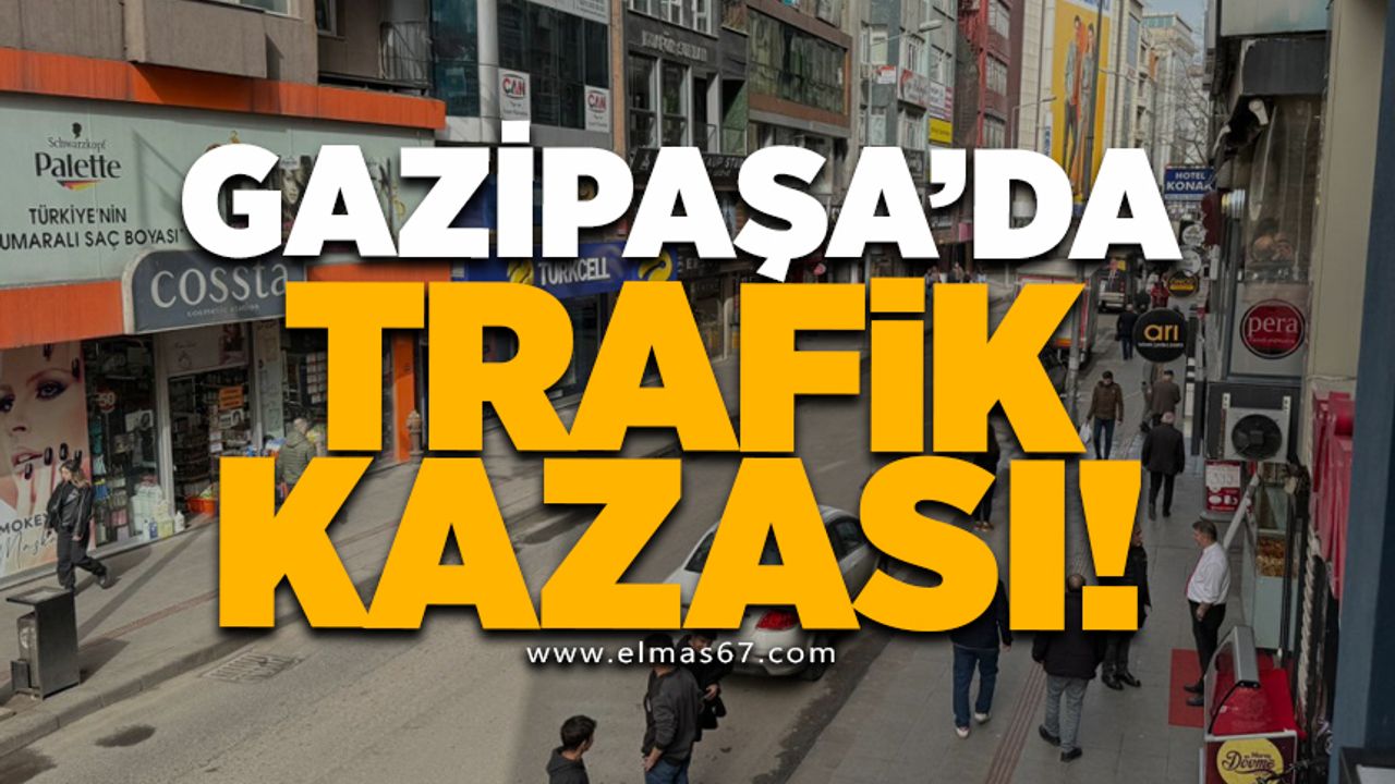 Zonguldak'ta Park Halindeki Araç Yola Çıkarken Kaza Yaptı!