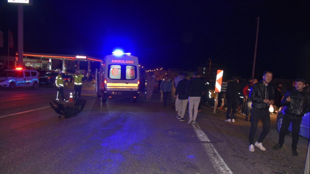 Gümüşhane'de kaza sonucu 11 kişi yaralandı.