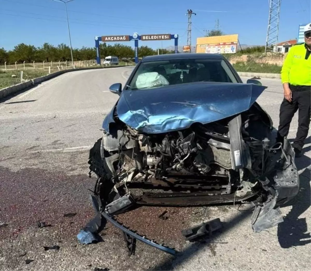 Malatya'da Trafik Kaza Olayı: 1 Kişi Yaralandı