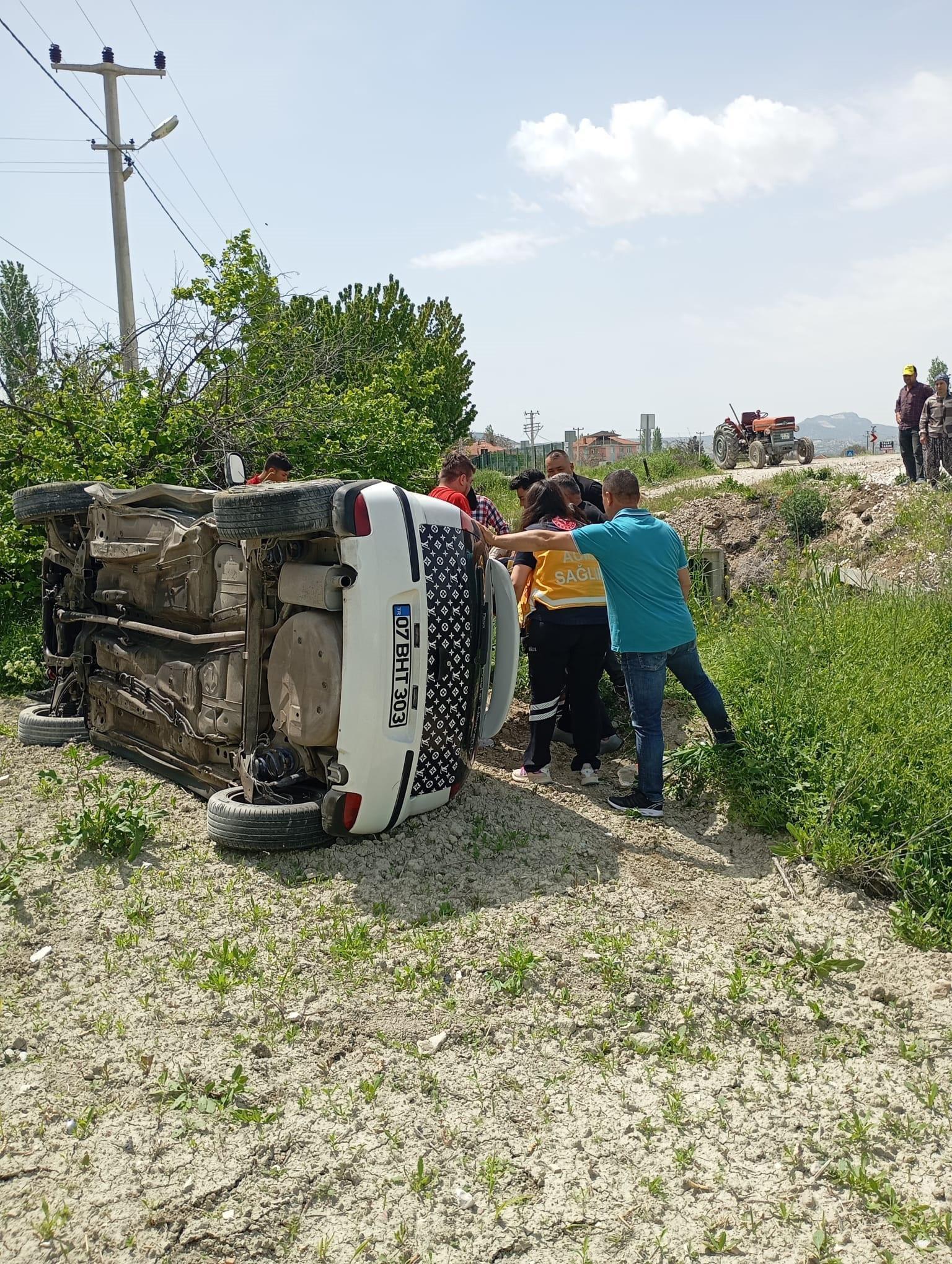 Burdur'da Kaza: 1 Kişi Yaralandı