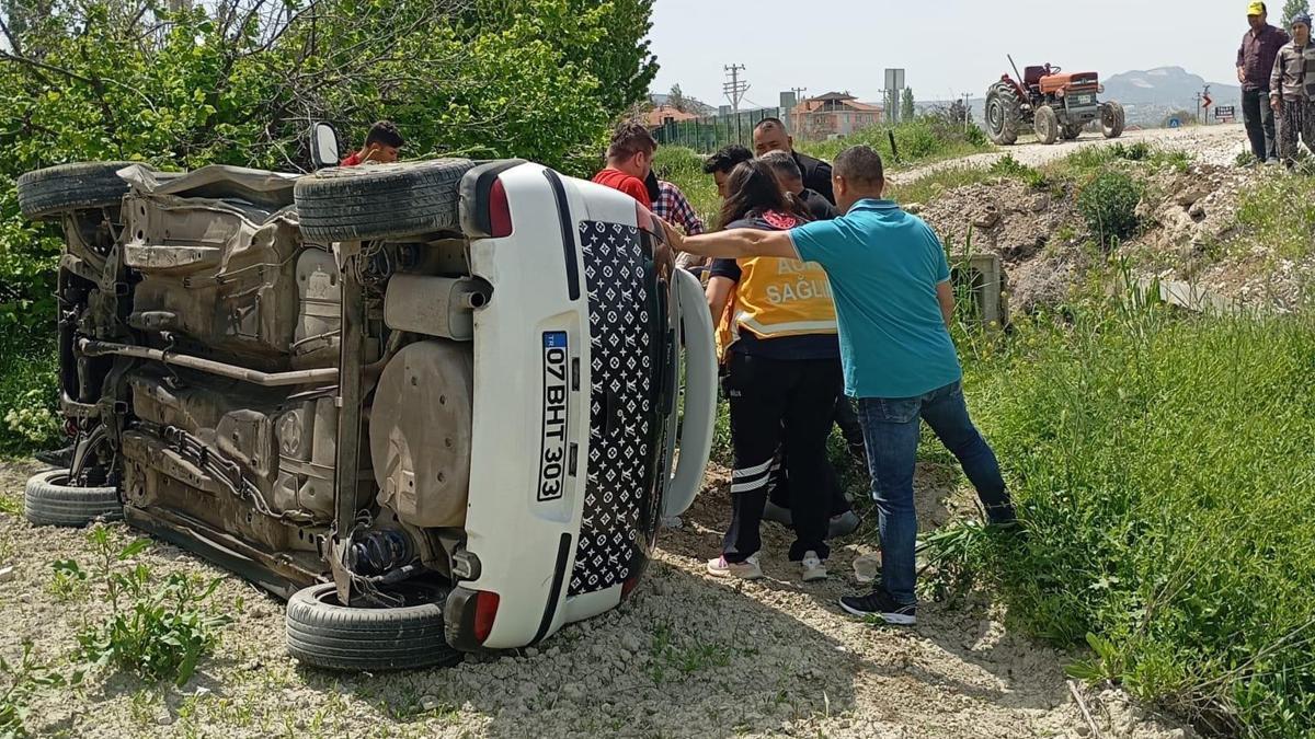 Burdur'da trafik olayı: 1 kişi yaralandı.