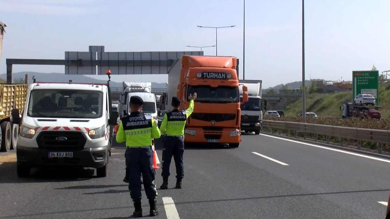 Kuzey Marmara Otoyolu'nda Bir Trafik Kazası Oluştu