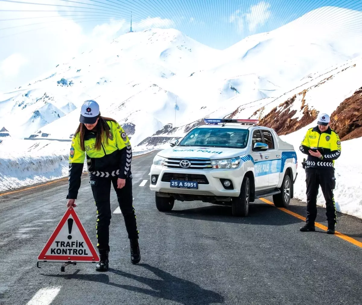 Nisan Ayında Erzurum'da 109 Kaza: Bir Kişi Hayatını Kaybetti, 202 Yaralı oldu.