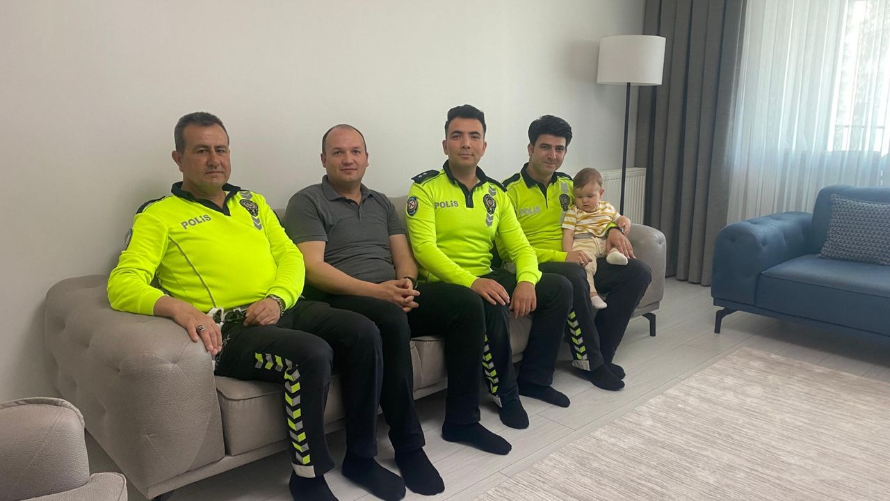 Trafik kazası mağdurlarına moral veren mesaj