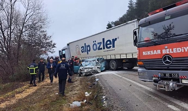 Tokat'ta 2024'te trafik kazalarında ölen 64 kişi oldu.
