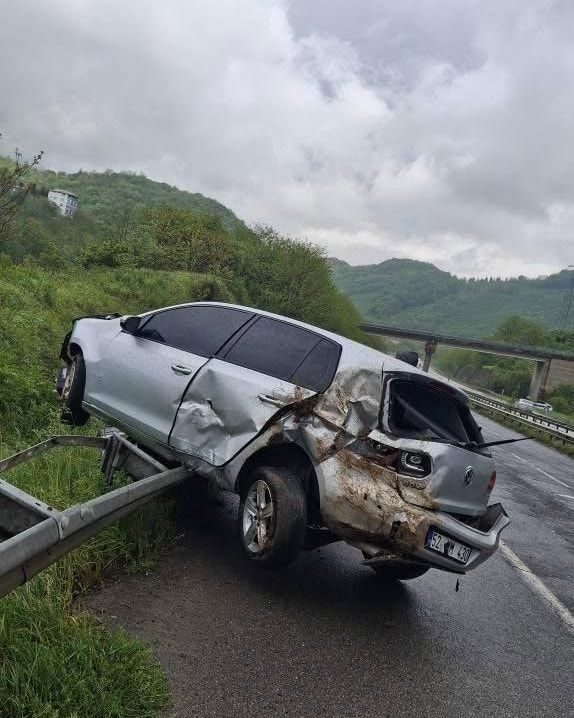 Altınordu'da trafik kazasında bir kişi hafif yaralandı.