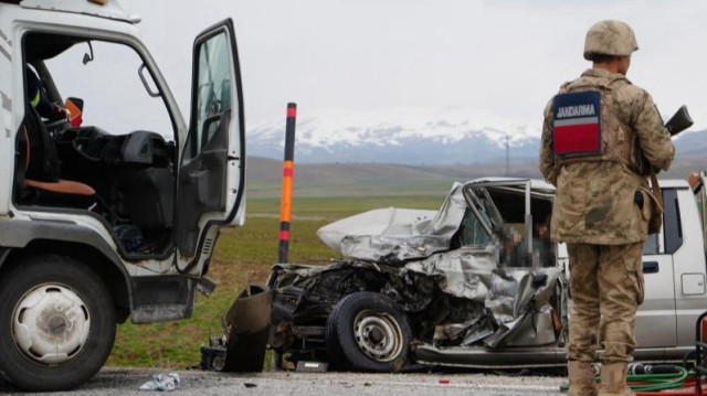 Erzurum'da jandarma sorumluluk alanında bir ayda 17 trafik olayı meydana geldi.