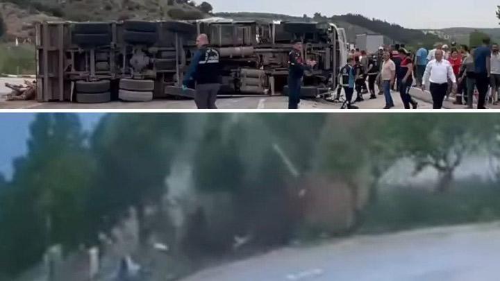 8 kişi hayatını kaybetmişti! Çanakkale'deki korkunç kazanın görüntüleri ortaya çıktı