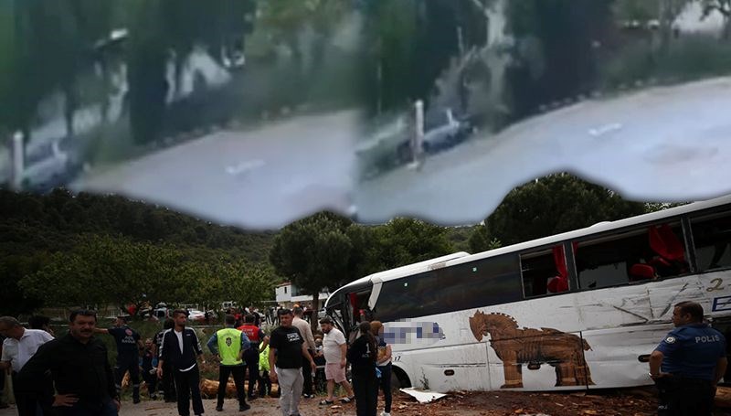 Çanakkale'de 8 kişi hayatını kaybetmişti! Kaza anının görüntüsü ortaya çıktı