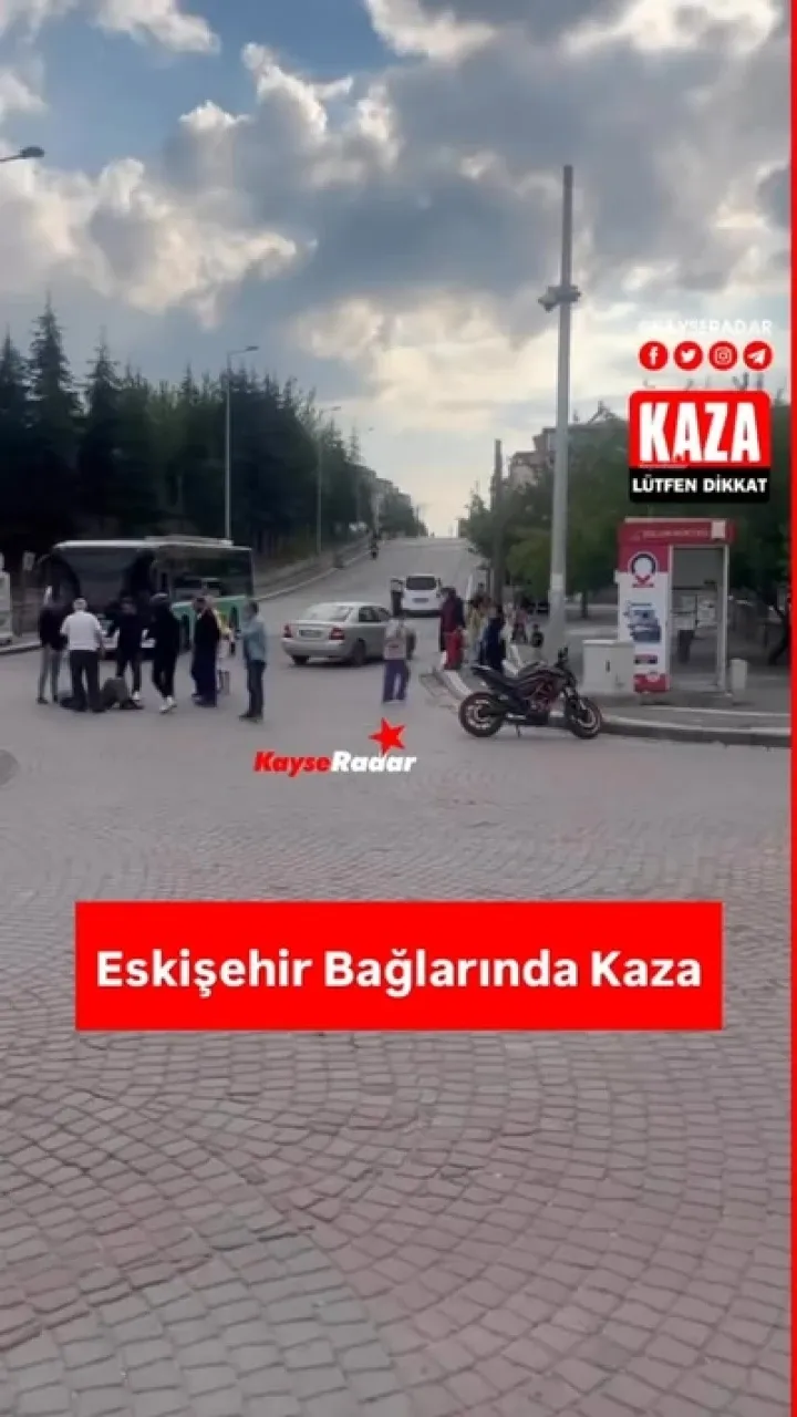 Eskişehir Bağlarında trafik kazası meydana geldi