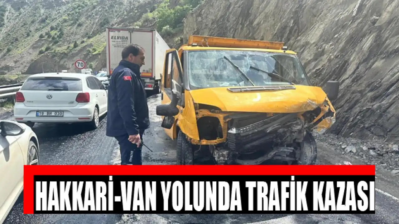 Hakkari-Van yolunda trafik kazası