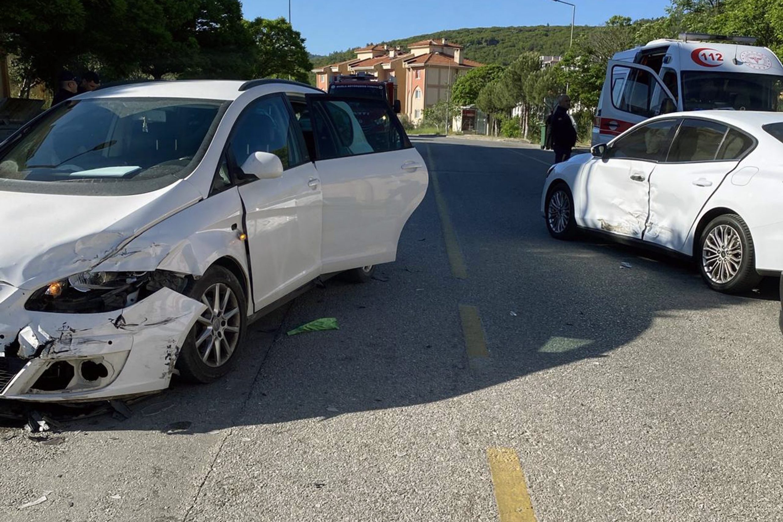 Menteşe’de trafik kazası: Altı yaralı