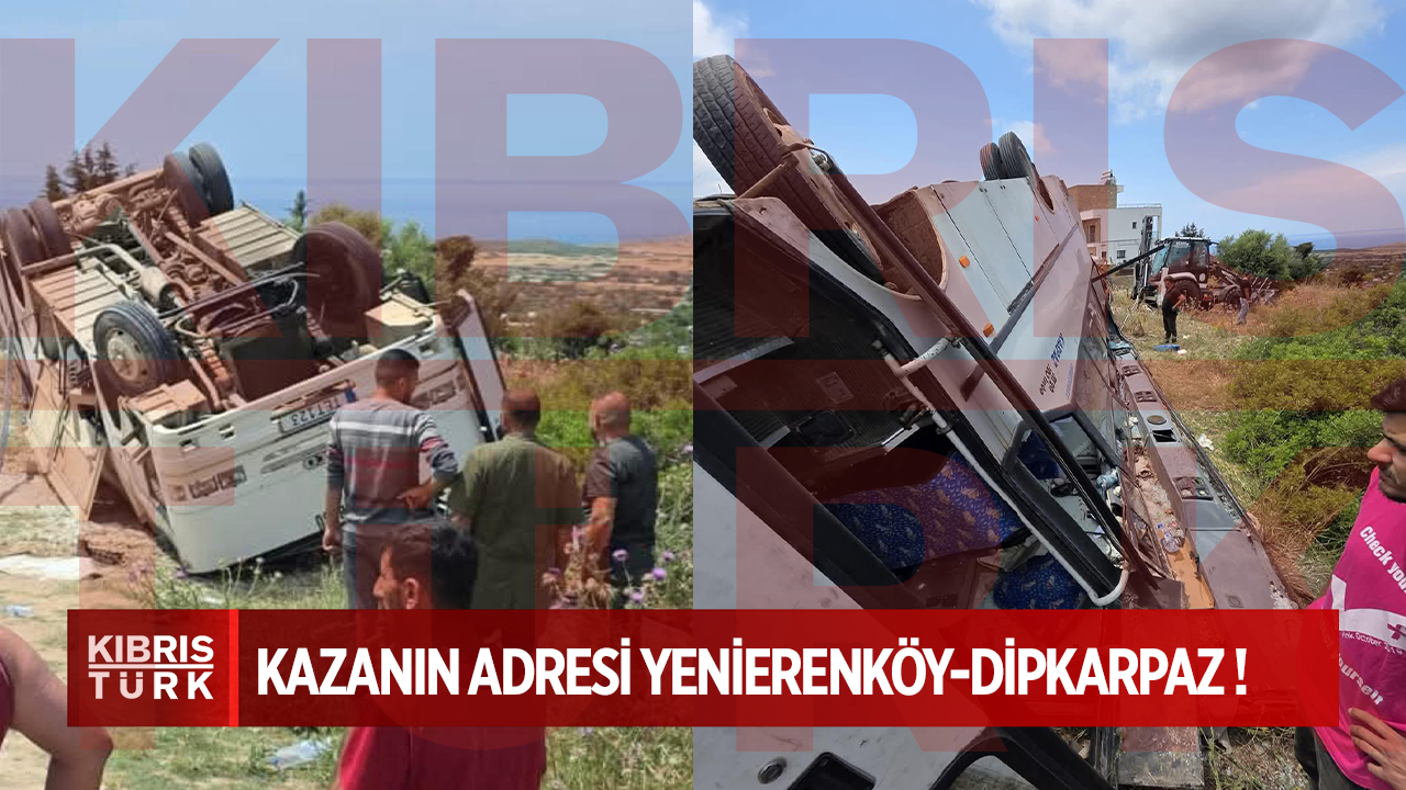 Yenierenköy-Dipkarpaz' da trafik kazası !