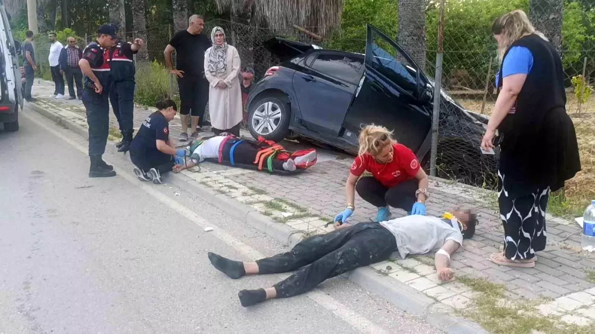 14 Yaşındaki Çocuk Trafik Kazası Geçirdi