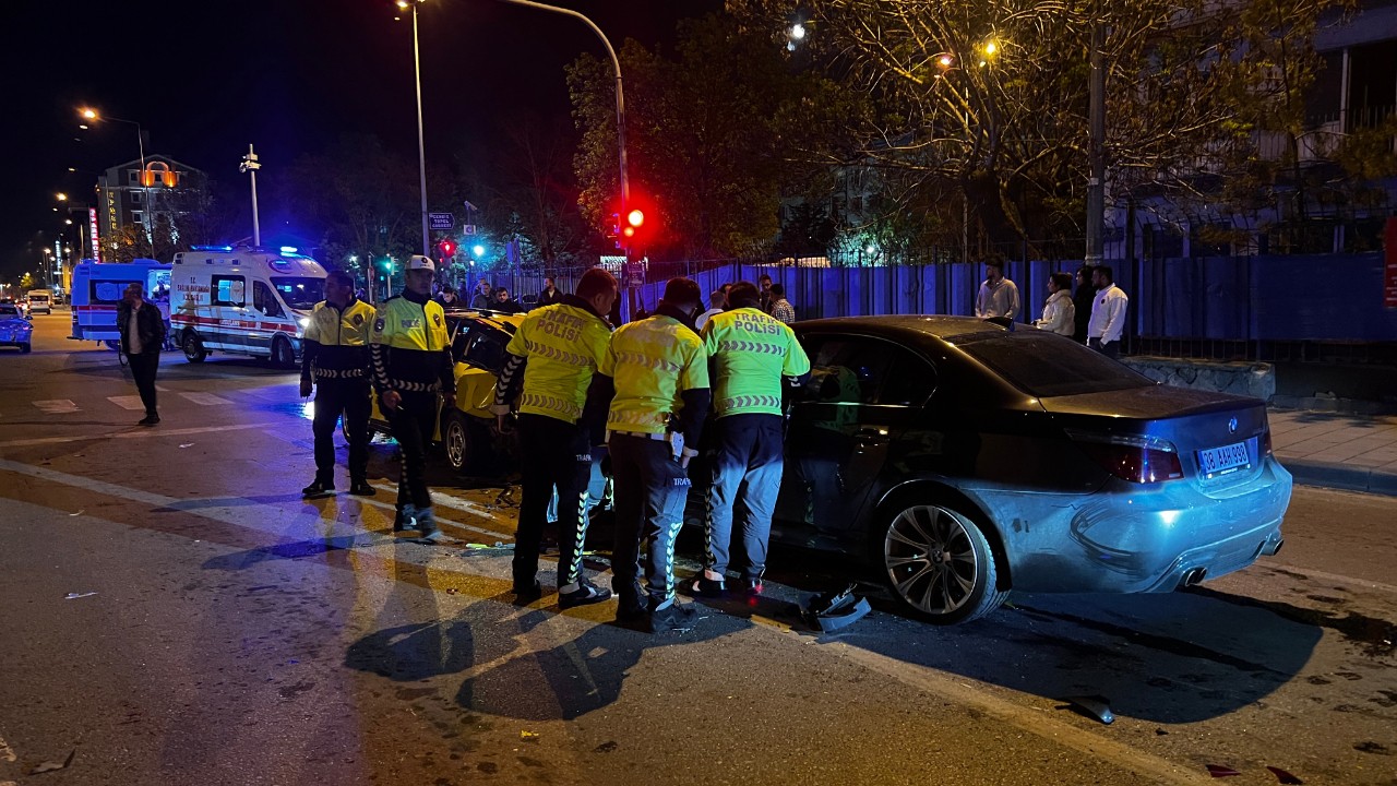 Kayseri'de trafik kazası!