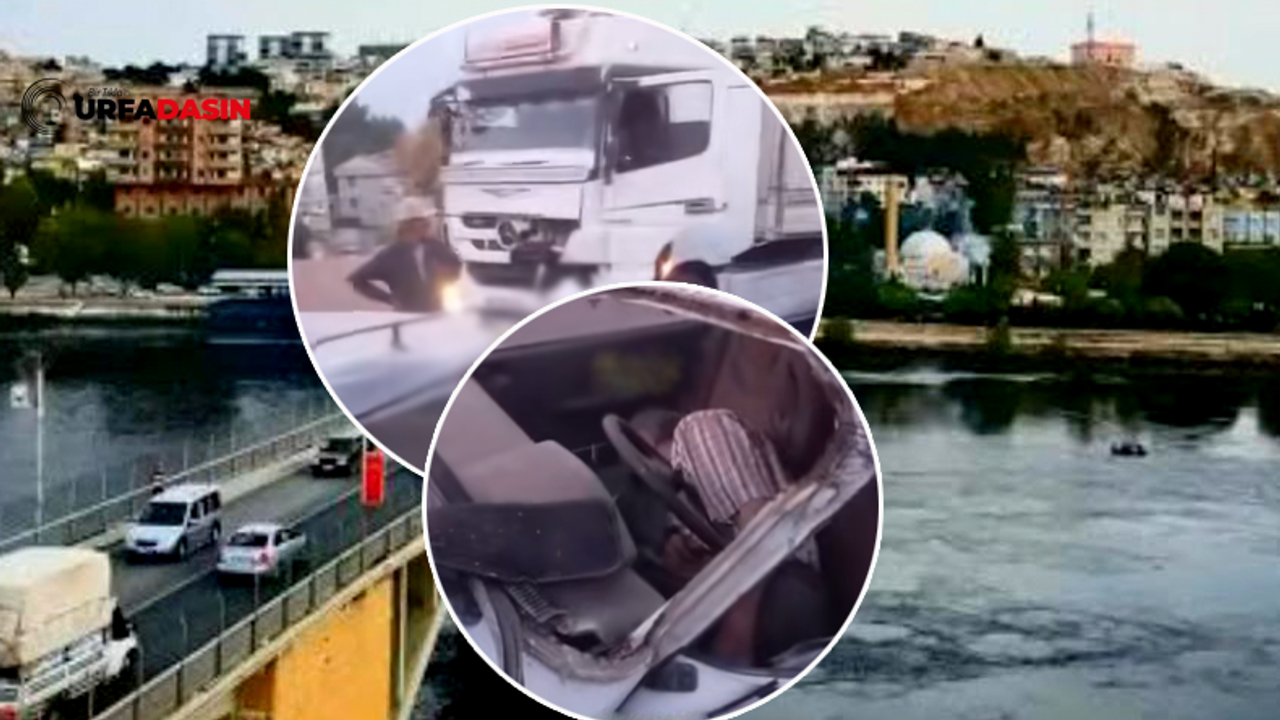 Birecik Köprüsü’nde Feci Kaza; Otomobil ile TIR Çarpıştı