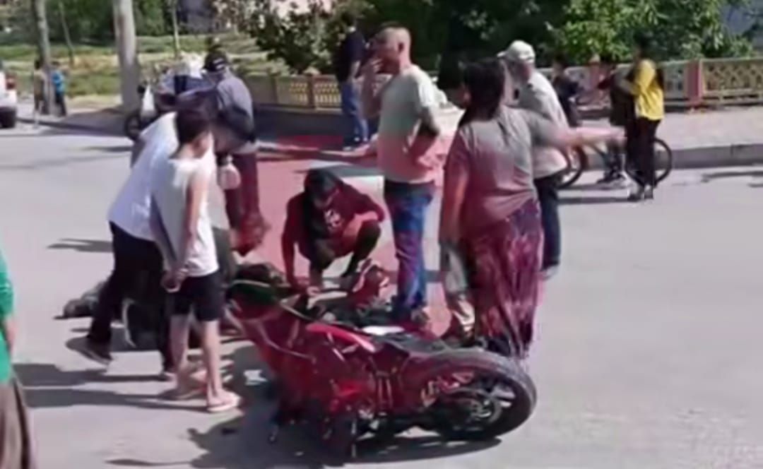 Yine motosiklet kazası 1 yaralı