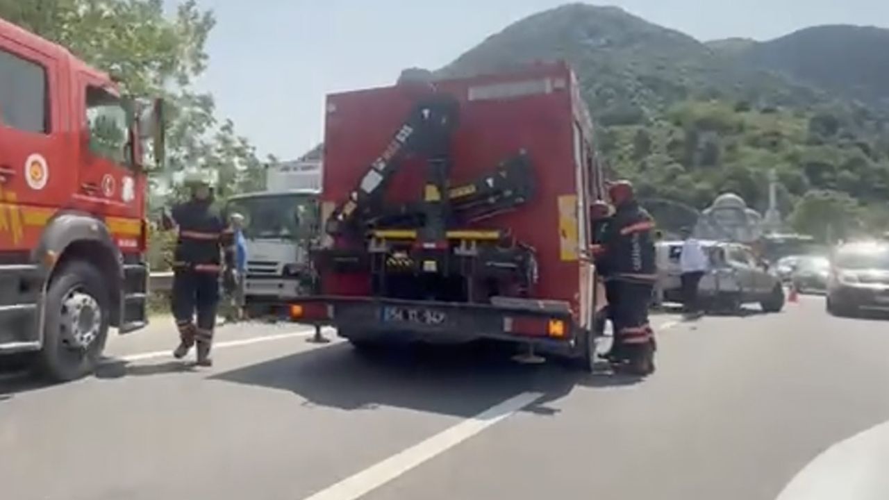Karaçam yolunda kaza