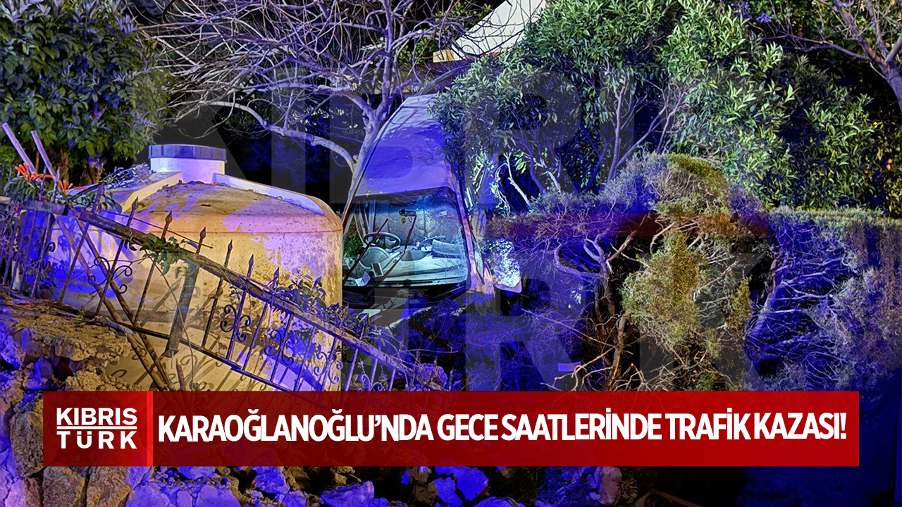 Karaoğlanoğlu’nda Gece Saatlerinde Trafik Kazası!