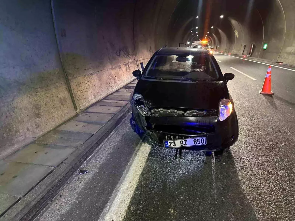 Malatya'da Erkenek Tüneli'nde Trafik Kazası: 1 Yaralı