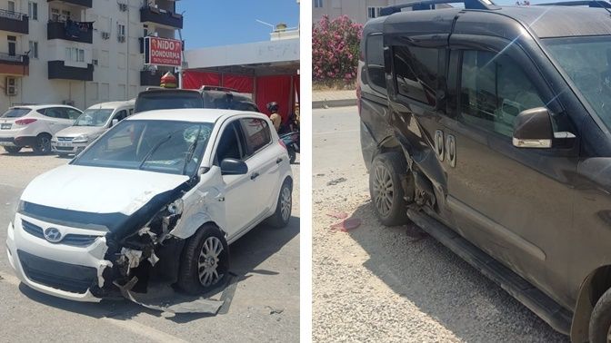 Salkımevler Mahallesi'nde trafik kazası: 1 kişi yaralı