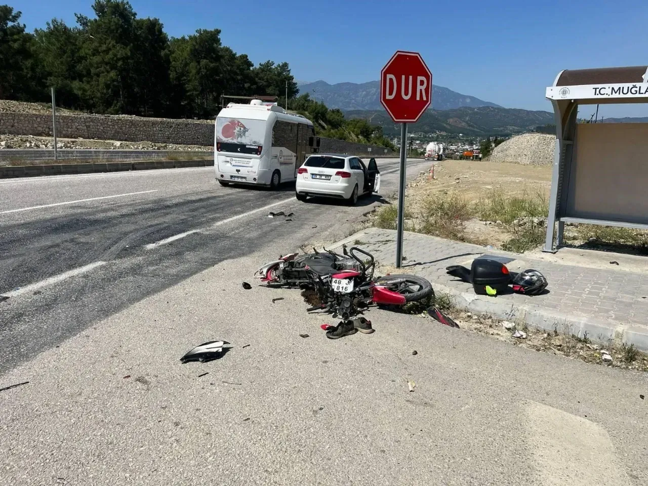 Seydikemer'de motosiklet kazası:1 ölü