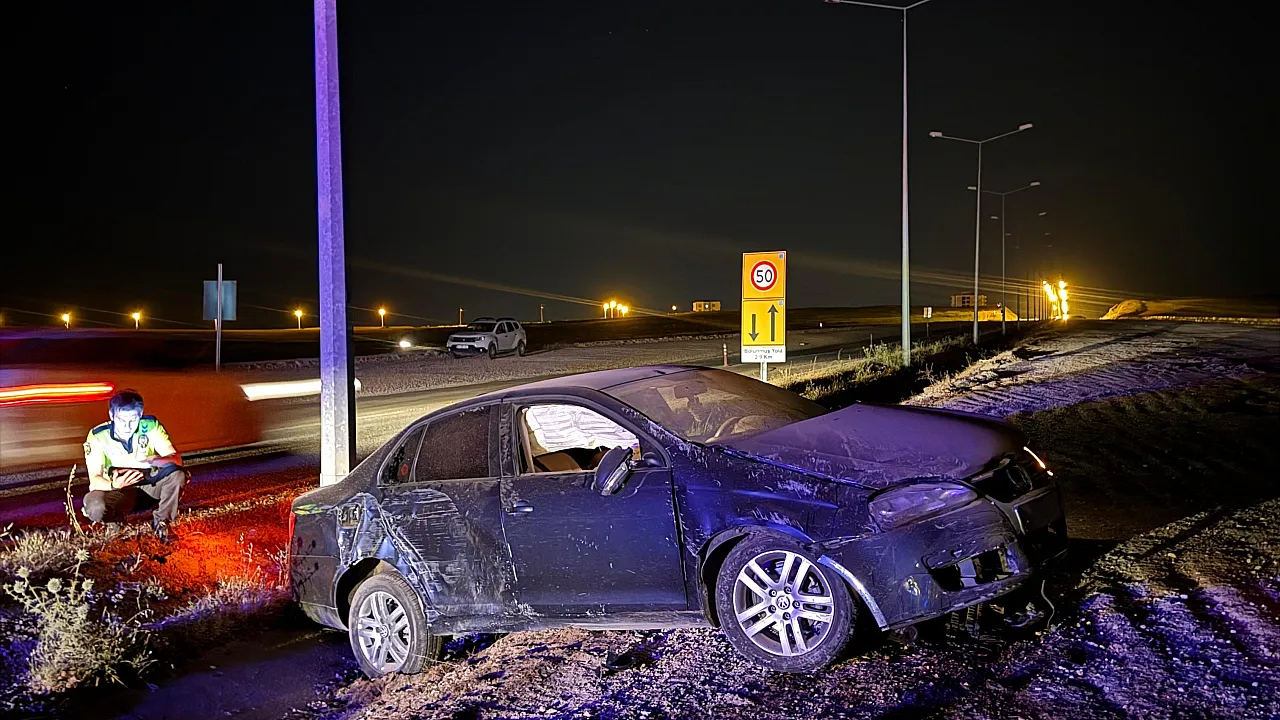 Siirt’te Gece Saatlerinde Trafik Kazası