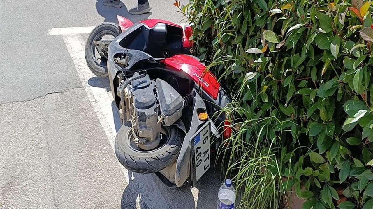 İnegöl'de korkutan trafik kazası