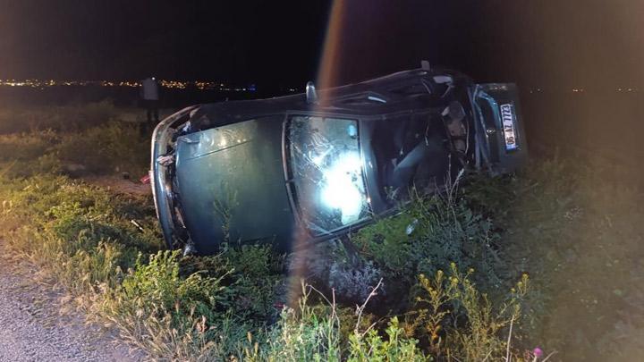 Afyonkarahisar'da feci kaza! Araç takla attı: 1 ölü, 2 yaralı