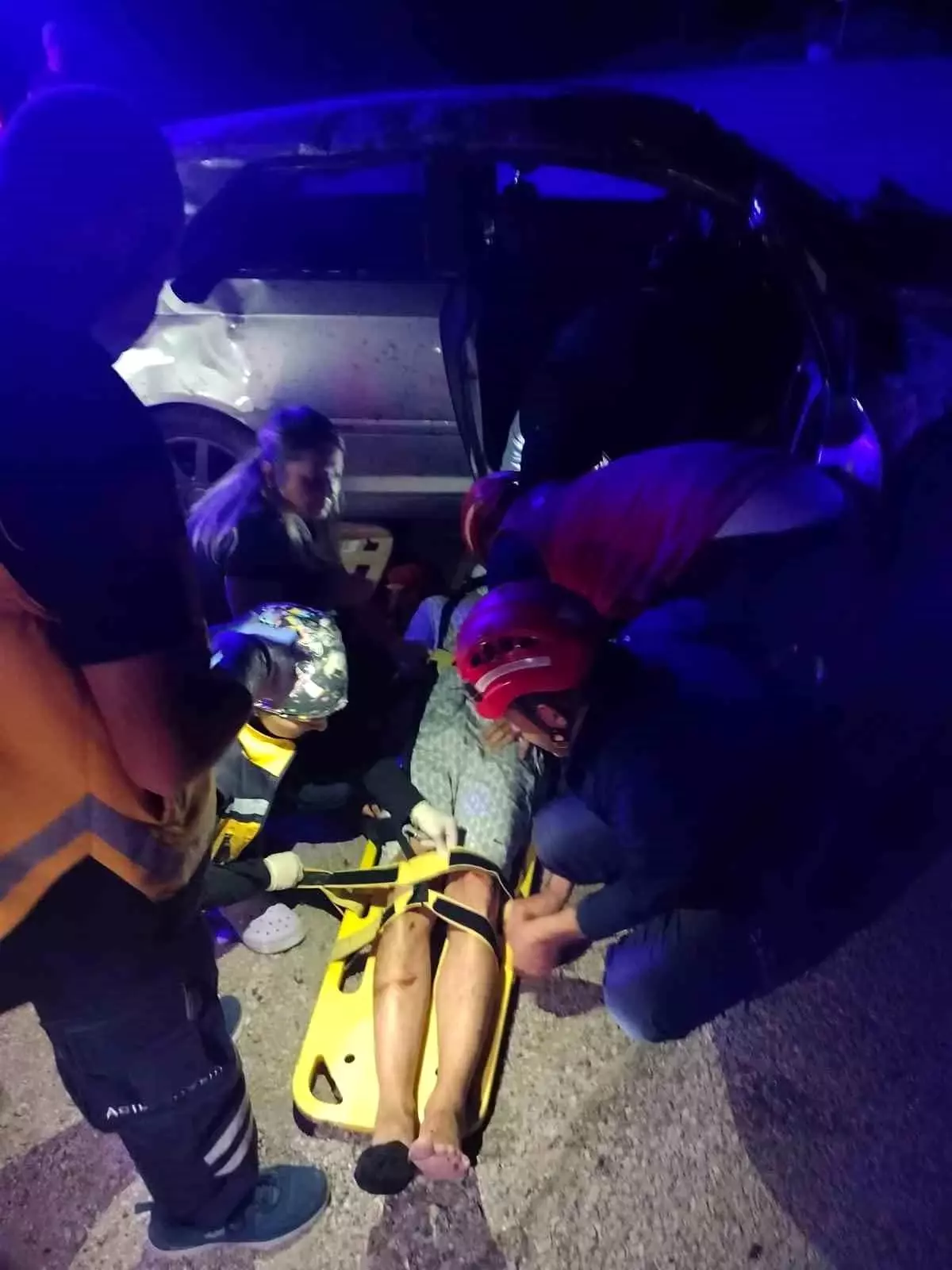 Altıeylül'de Tek Taraflı Trafik Kazası