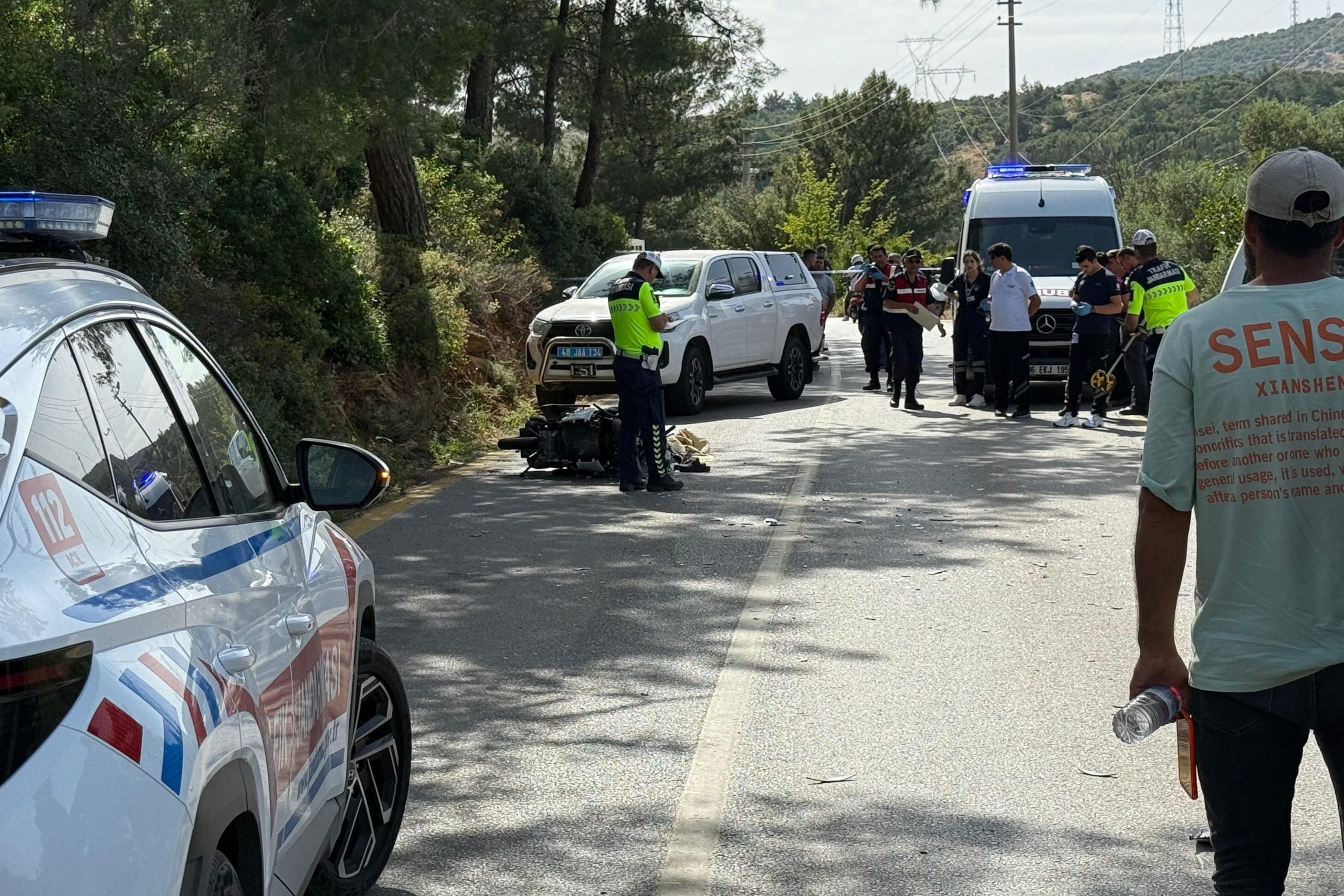 Bodrum’da trafik kazası: 16 yaşındaki motosiklet sürücüsü yaşamını yitirdi