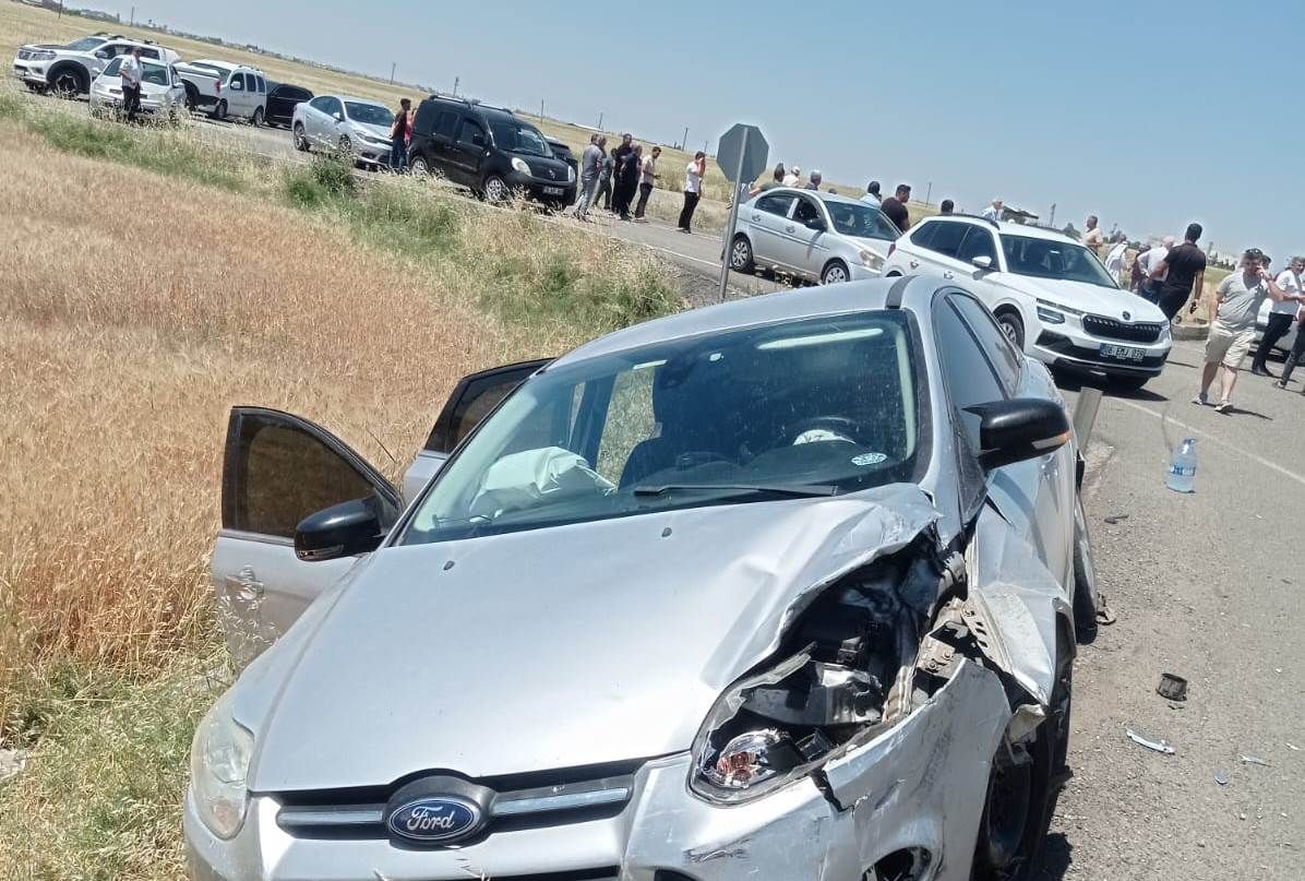 Mardin’de trafik kazası meydana geldi