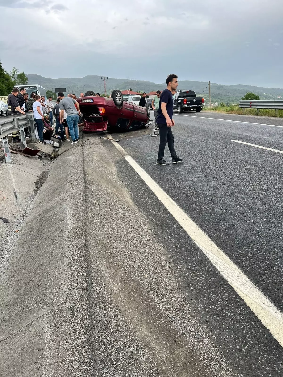 Zonguldak'ta Aileyi Vuran Trafik Kazası: 3 Yaralı