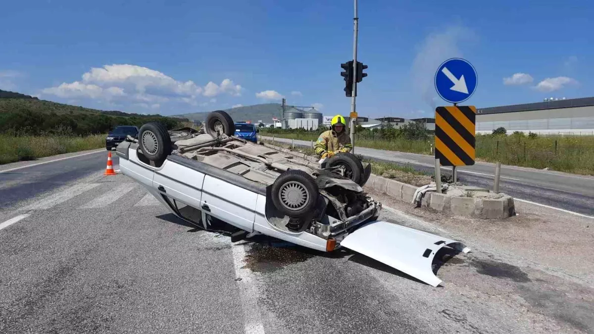 Gönen'de Trafik Kazası: 2 Yaralı