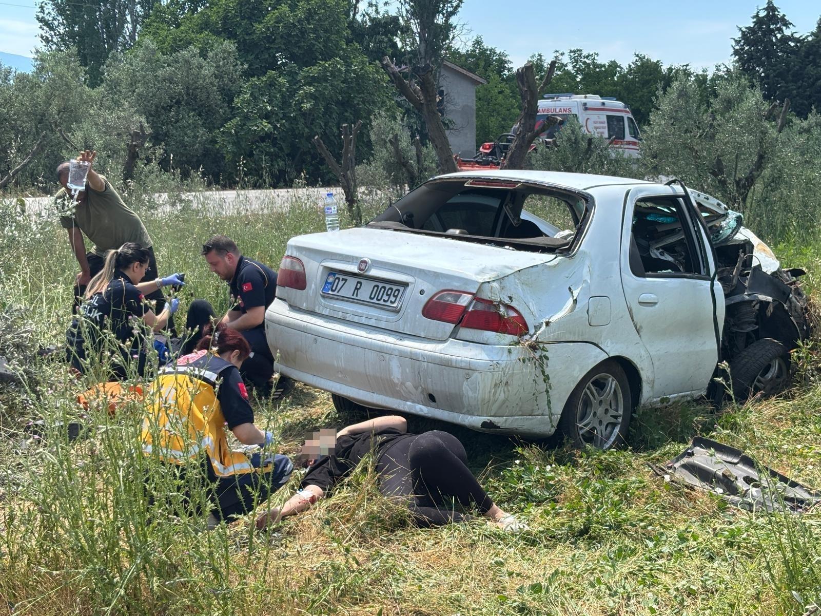 Bursa'da meydana gelen trafik kazasında 3 kişi yaralandı.