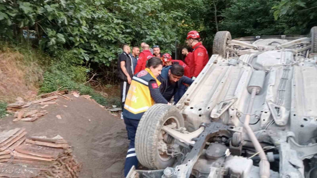 Susurluk'ta kaza: 1 kişi yaralandı.