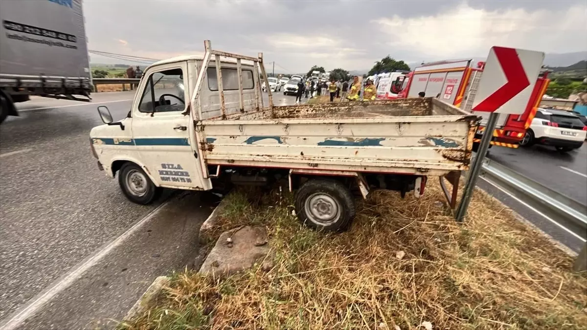 Salihli'de Kaza Sonucu Bir Kişi Hayatını Kaybetti, Bir Kişi de Yaralandı.