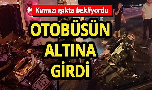 Antalya'da dehşet veren istiap hâdisesi! Park halindeki yolcu otobüsüne çarptı.