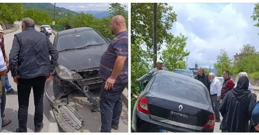 Aybastı’da bir trafik kazası meydana geldi…