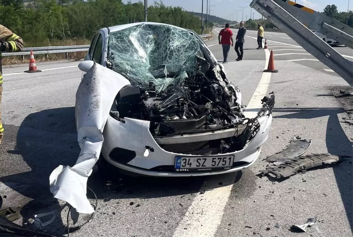 Susurluk'ta trafik kazasında 1 kişi yaralandı.