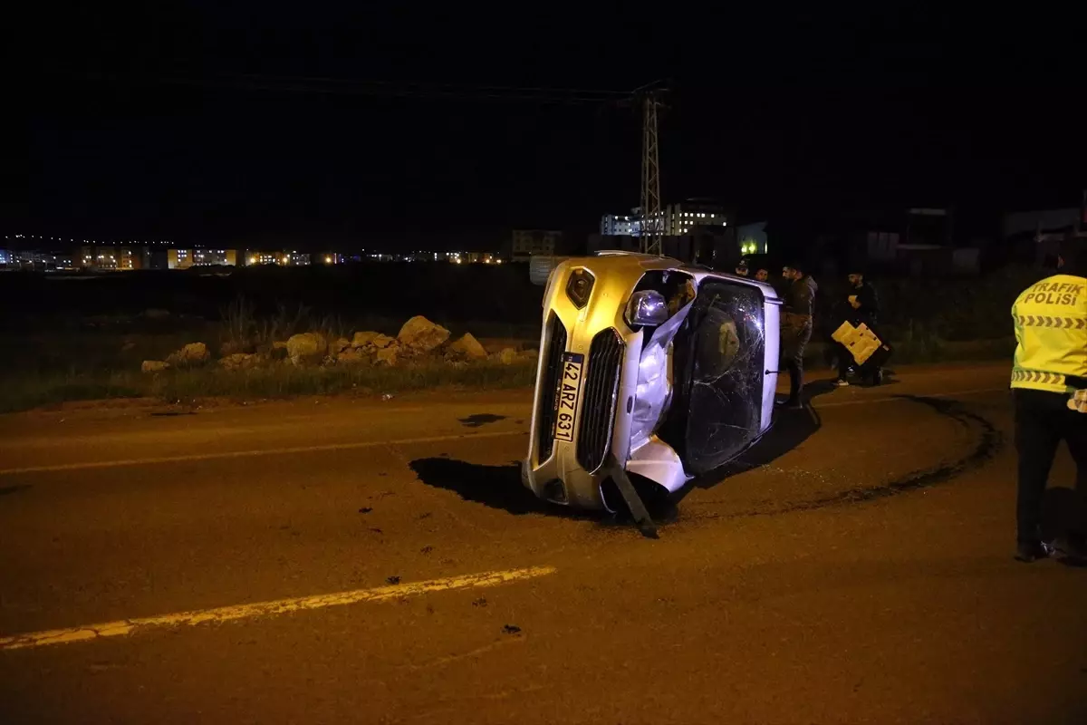 Kars'ta Trafik Kazasında 4 Kişi Yaralandı.