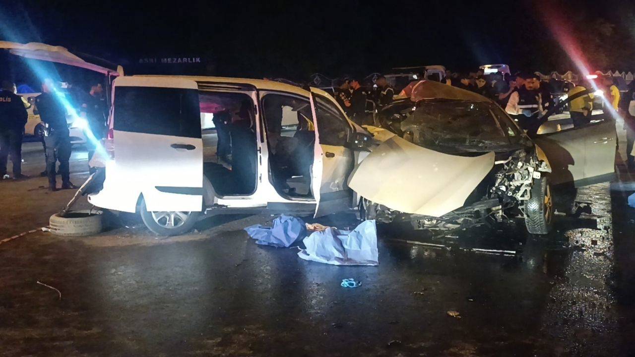 Gaziantep'te trafik kazasında 5 kişi öldü, 2 kişi yaralandı.